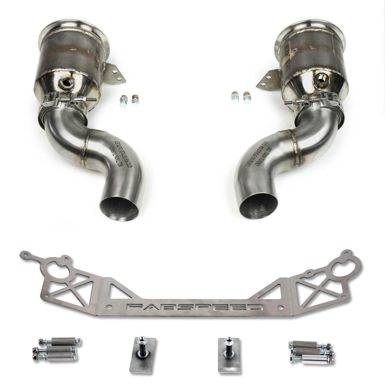 2025+ 992.2 Carrera (NON GTS) Sport Catalytic Converters with GT2RS Style Outlets (2025+)