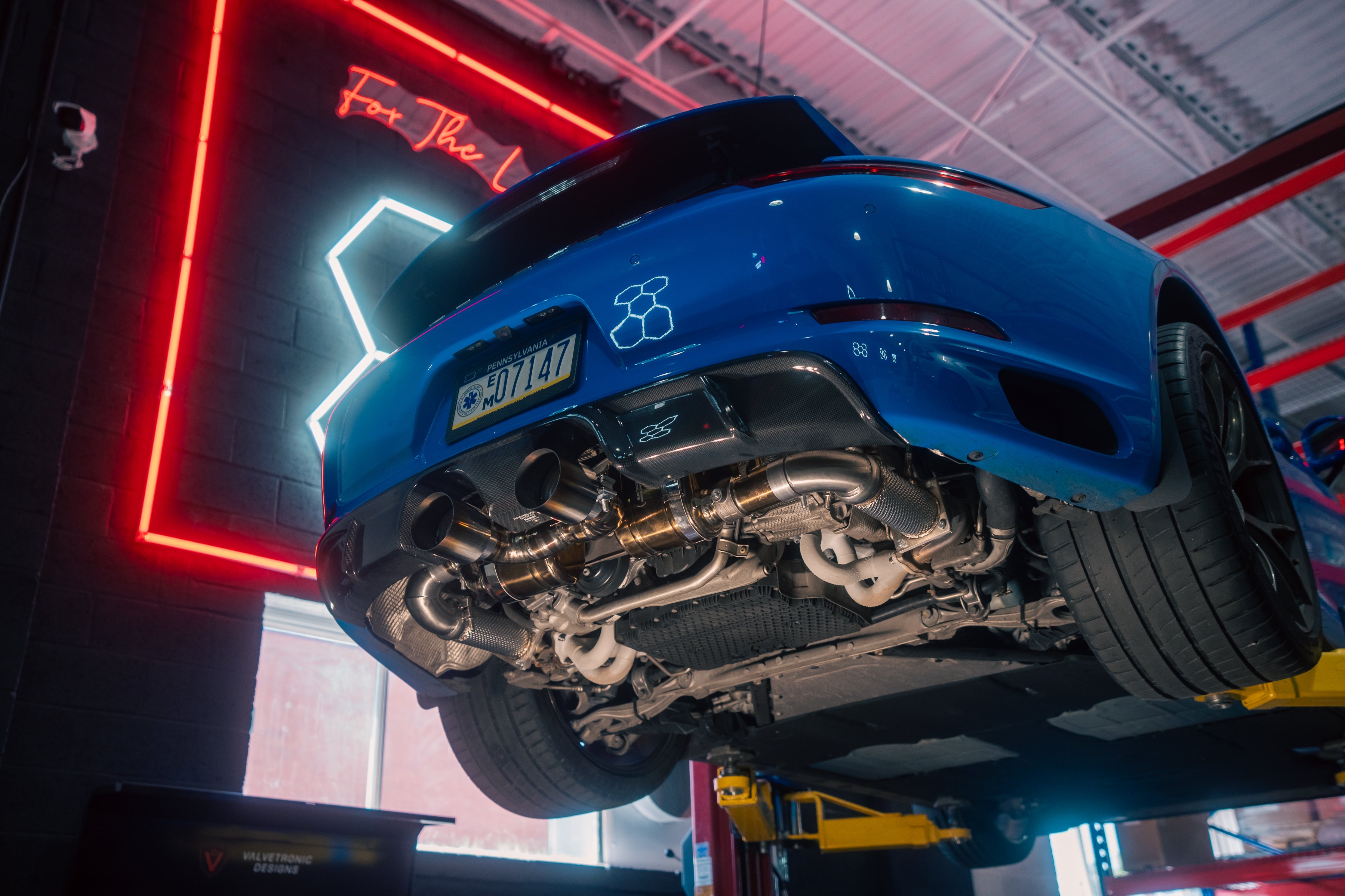 Valvetronic Valved Sport Exhaust System for Porsche 991.2 Carrera