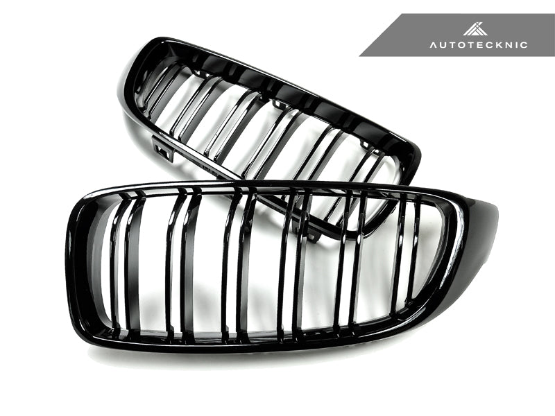 Dual-Slats Gloss Black Front Grille Set - F32/ F36 4-Series | F80 M3 | F82 M4