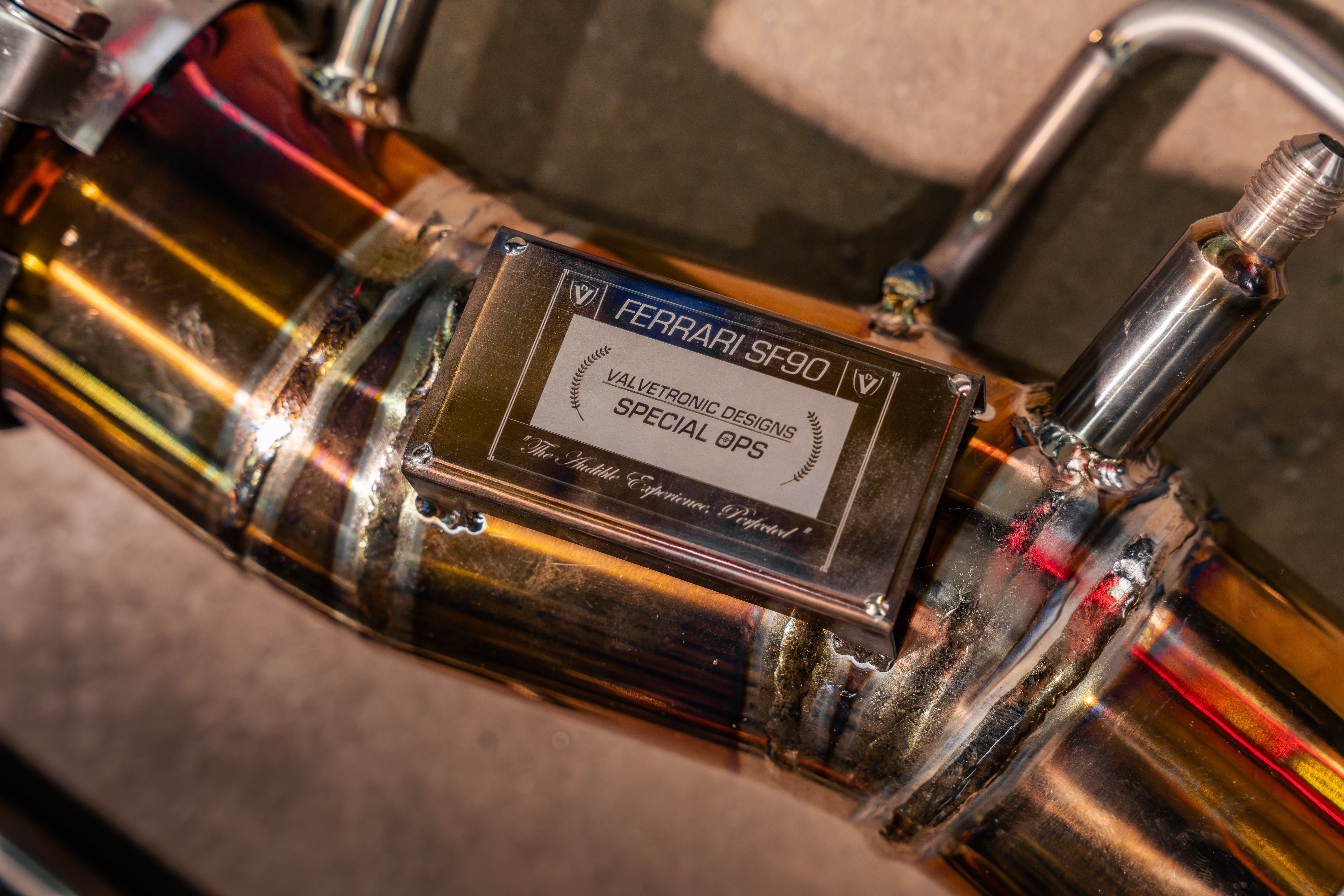 Ferrari SF90 RACE F1 Exhaust System