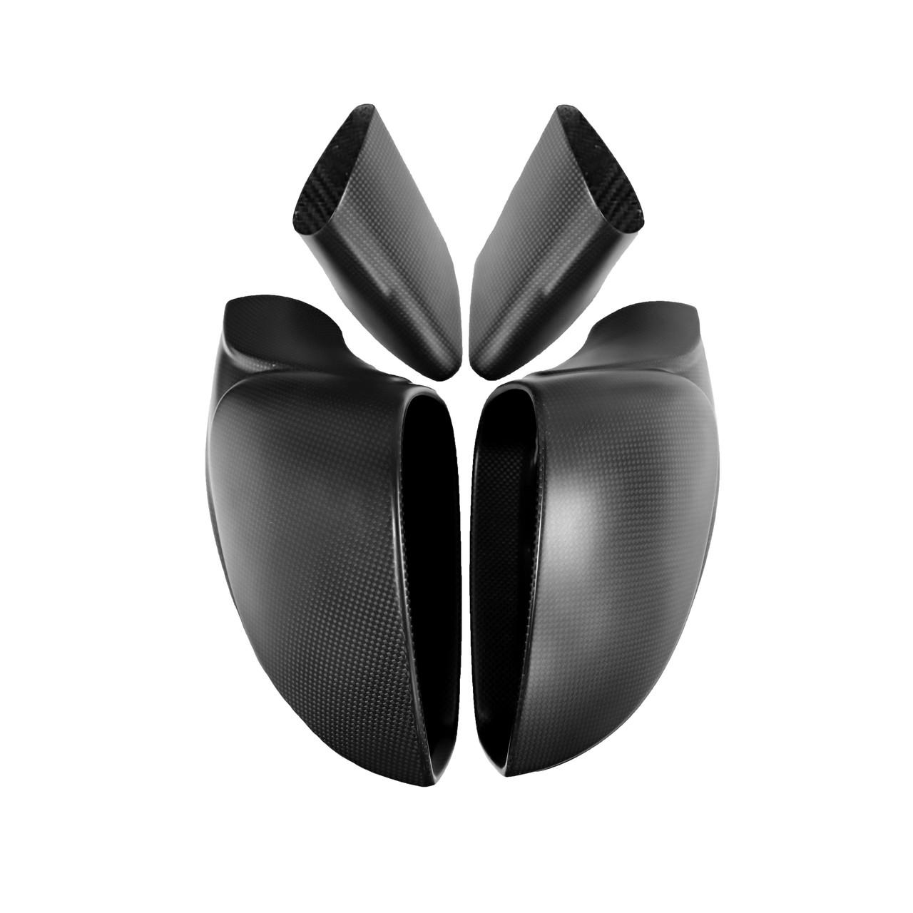 MATTE Mirror Housings With Bases - 458 Italia/Spider /Speciale