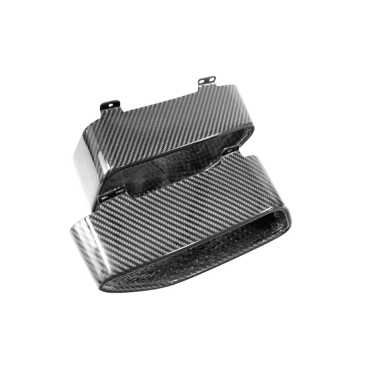 Gloss Carbon Tail Pipe Tips - McLaren MP4-12C/650S