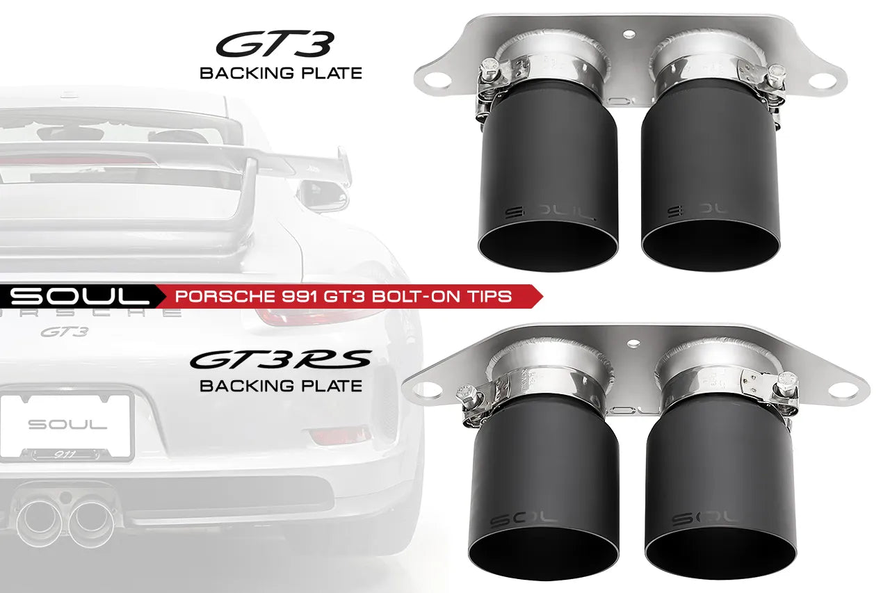 991.2 GT3 / GT3 RS Bolt-On Exhaust Tips
