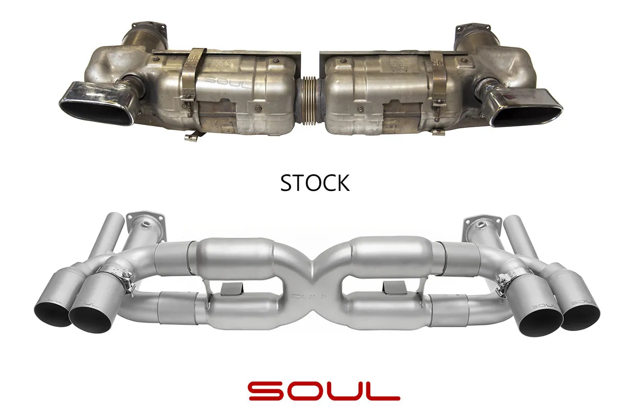 997.1 Turbo Competition X-Pipe Exhaust System (includes Cat Bypass Pipes)
