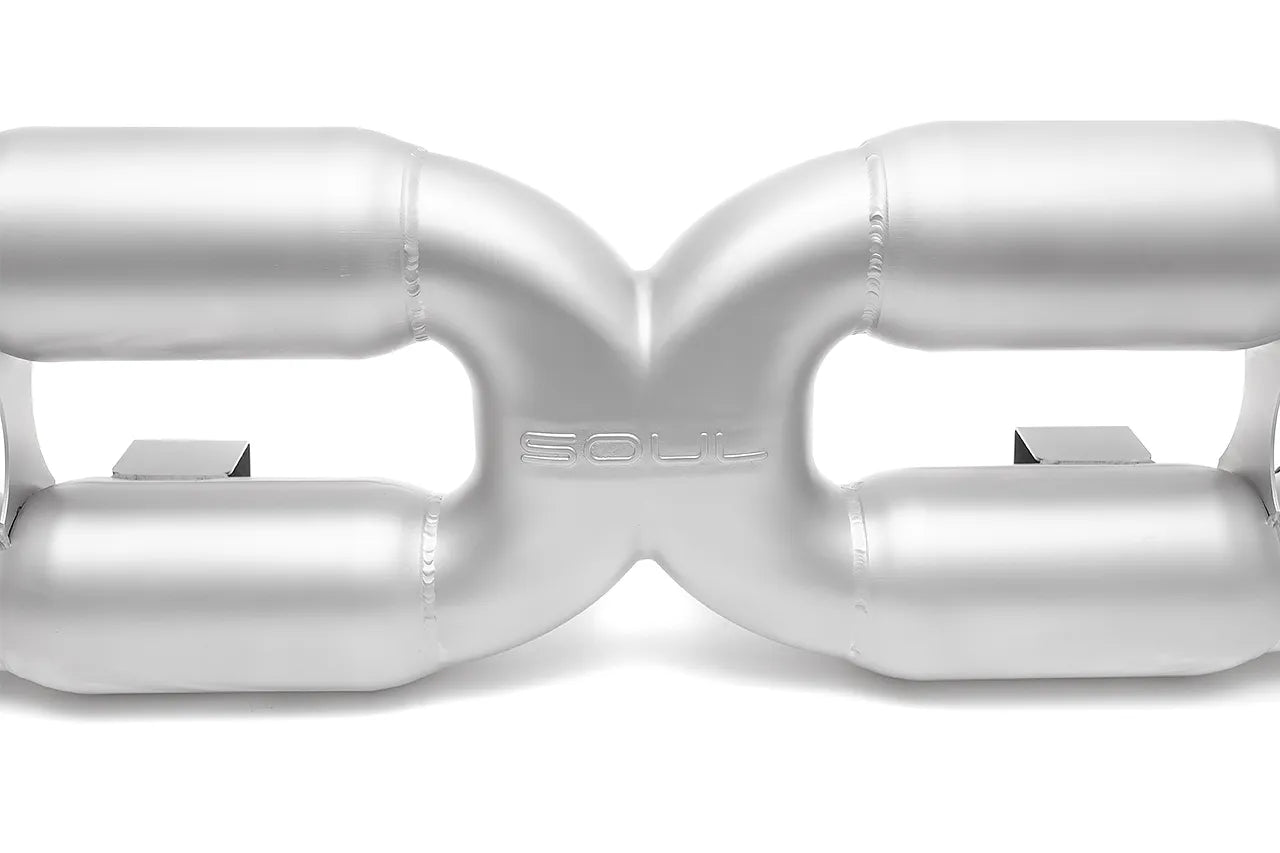 997.1 Turbo Competition X-Pipe Exhaust System (includes Cat Bypass Pipes)