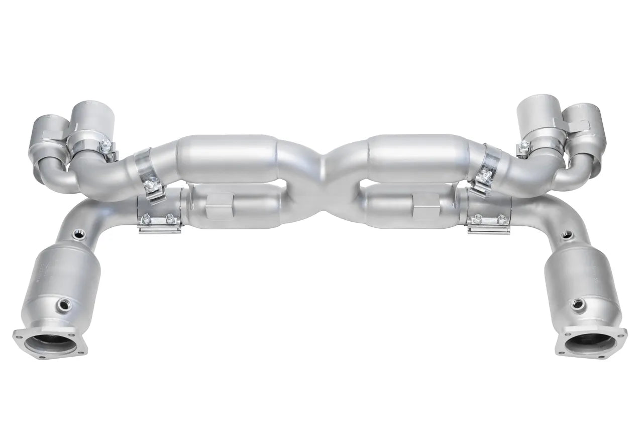 997.1 Turbo Sport X-Pipe Exhaust System (includes Sport Catalytic Converters)