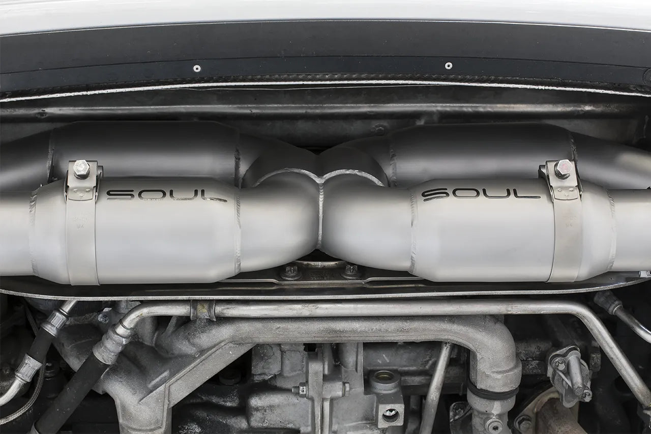 997.1 Turbo Sport X-Pipe Exhaust System (includes Sport Catalytic Converters)