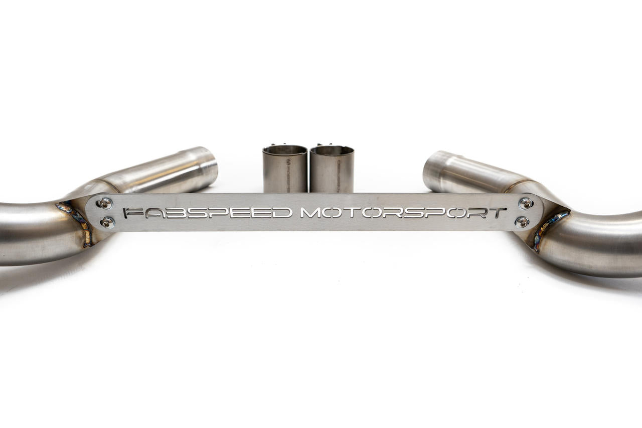 BMW M5 F90 Muffler Bypass Pipes with Quad Style Tips