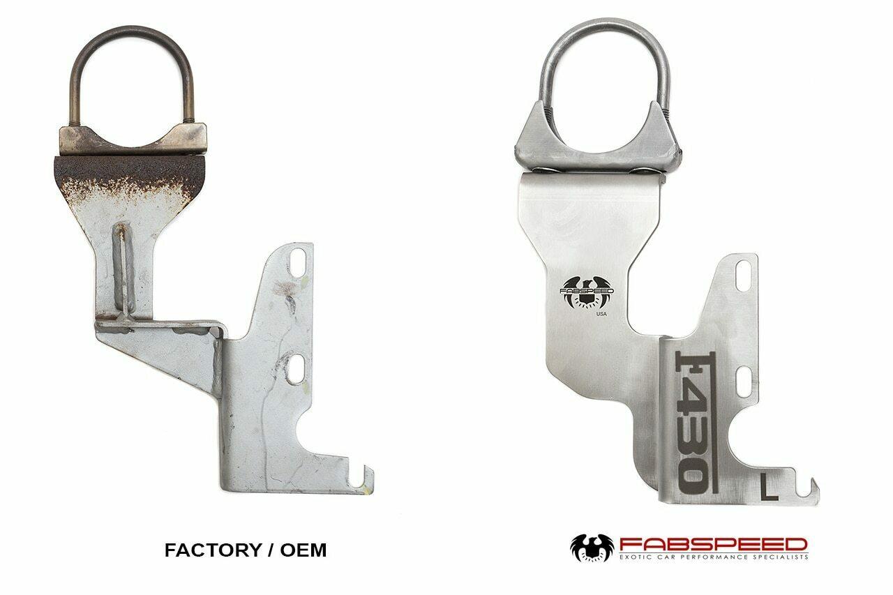 F430 OEM Muffler Support Bracket Upgrade