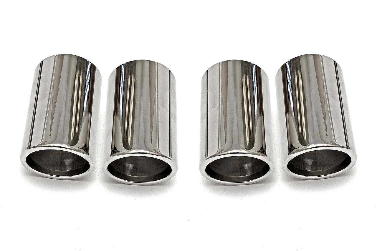 F430 Polished Slip-On Tip Covers (2005-2009)