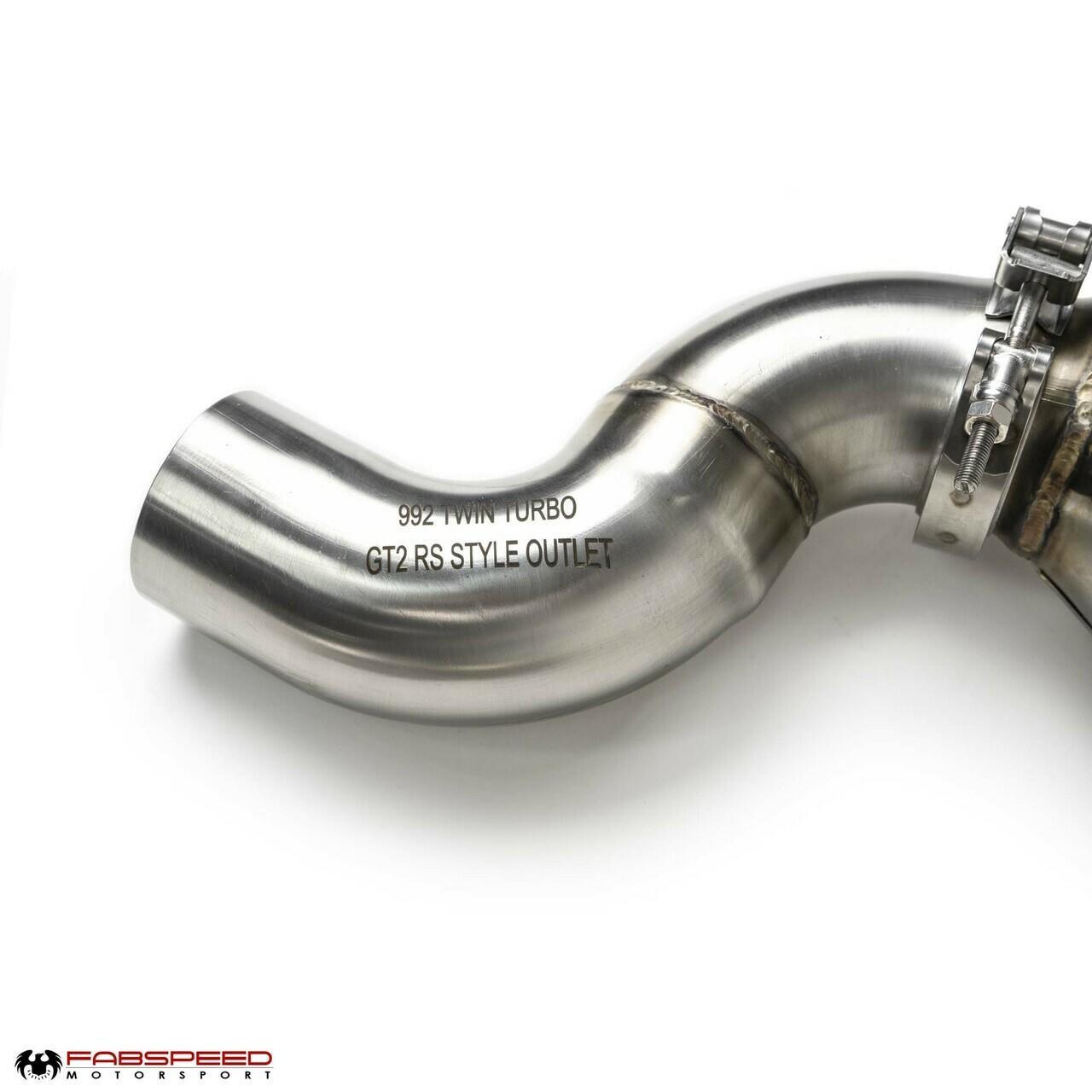 2025+ 992.2 Carrera (NON GTS) Sport Catalytic Converters with GT2RS Style Outlets (2025+)