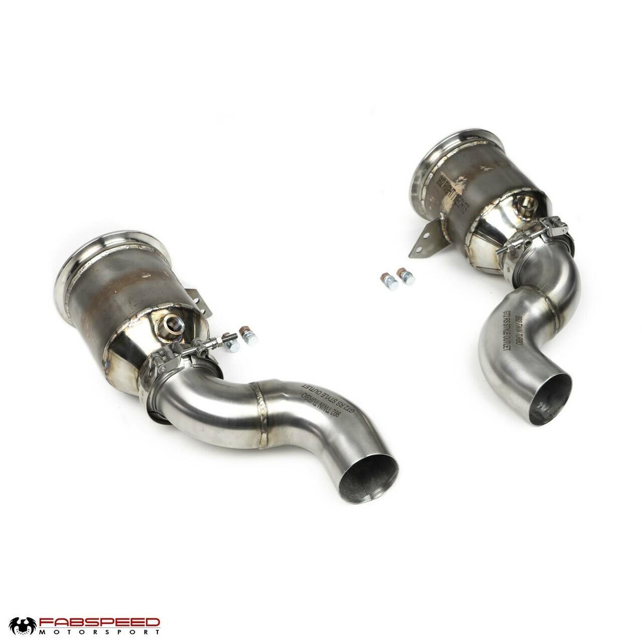 2025+ 992.2 Carrera (NON GTS) Sport Catalytic Converters with GT2RS Style Outlets (2025+)