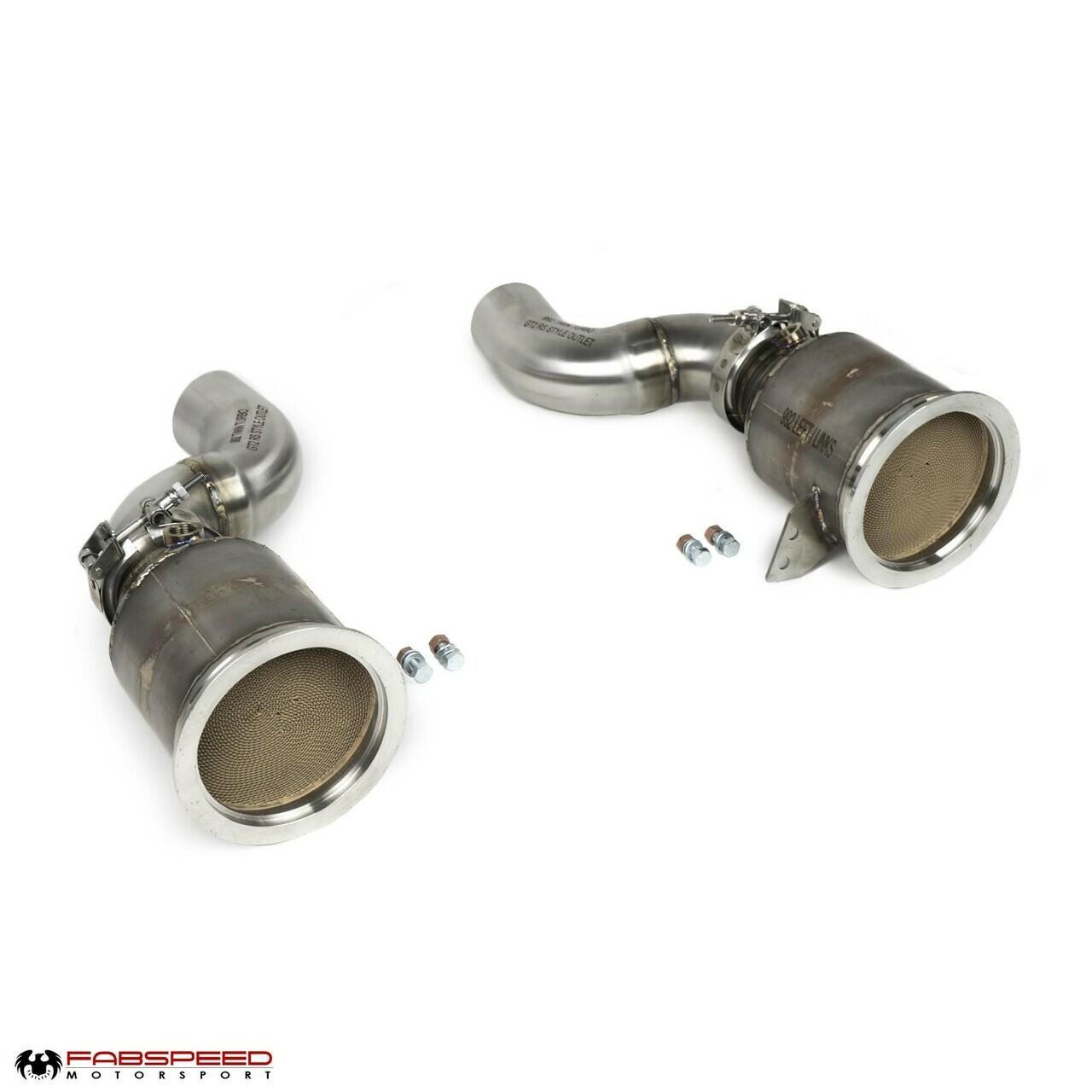 2025+ 992.2 Carrera (NON GTS) Sport Catalytic Converters with GT2RS Style Outlets (2025+)
