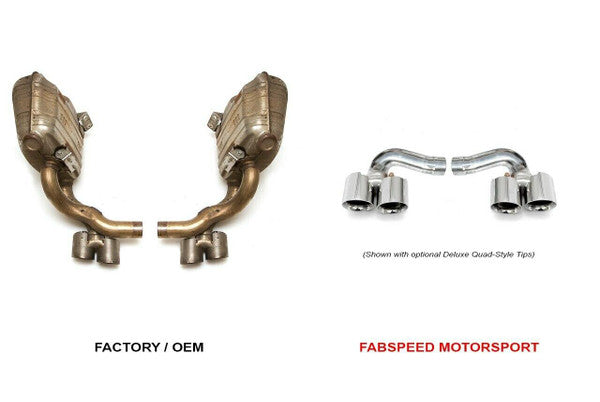 997.2 Carrera Side Muffler Bypass Pipes (2009-2012)