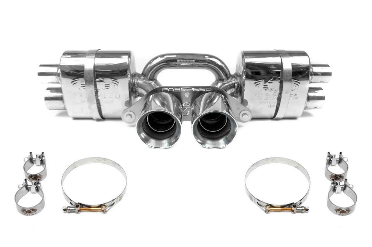 Fabspeed Motorsport Fabspeed Porsche 997.2 GT3 / GT3 RS Center Mini Maxflo Performance Exhaust System (2010-2011)
