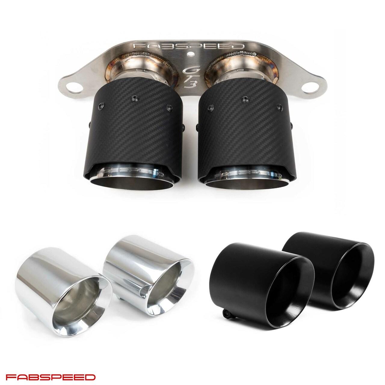 Fabspeed Motorsport Fabspeed Porsche 997.2 GT3 / GT3 RS Deluxe Dual Style Tips (2010-2011)