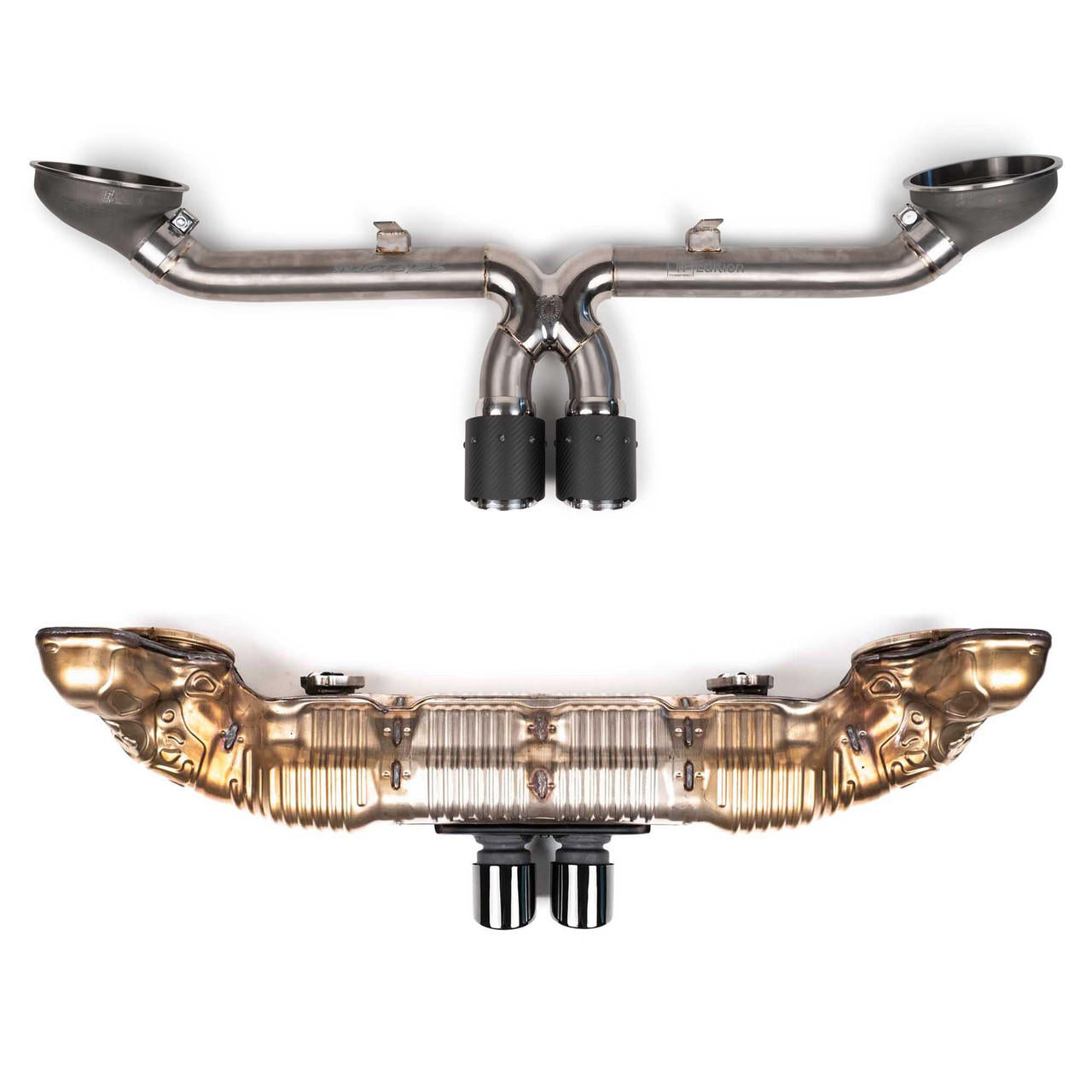 992 GT3 / GT3 RS TITANIUM Supercup Cat-Back Exhaust System Non valved (2022+)