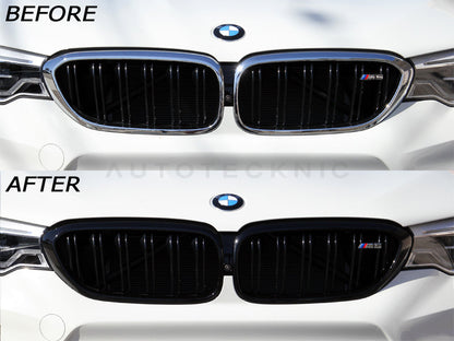Gloss Black Front Grille Surround Set - F90 M5