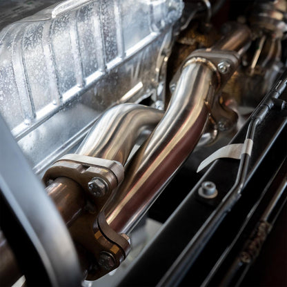 F8 Tributo Rear Center Muffler Bypass X Pipe (2020+)