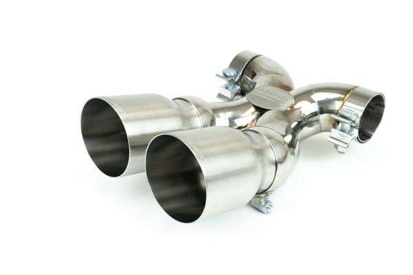 718 Boxster/Cayman Maxflo True X-Pipe with Dual Tips (2017+)