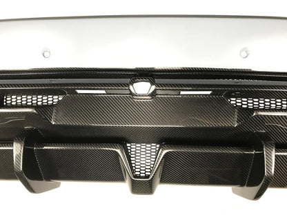 - GT Style Rear Bumper With Rear Diffuser