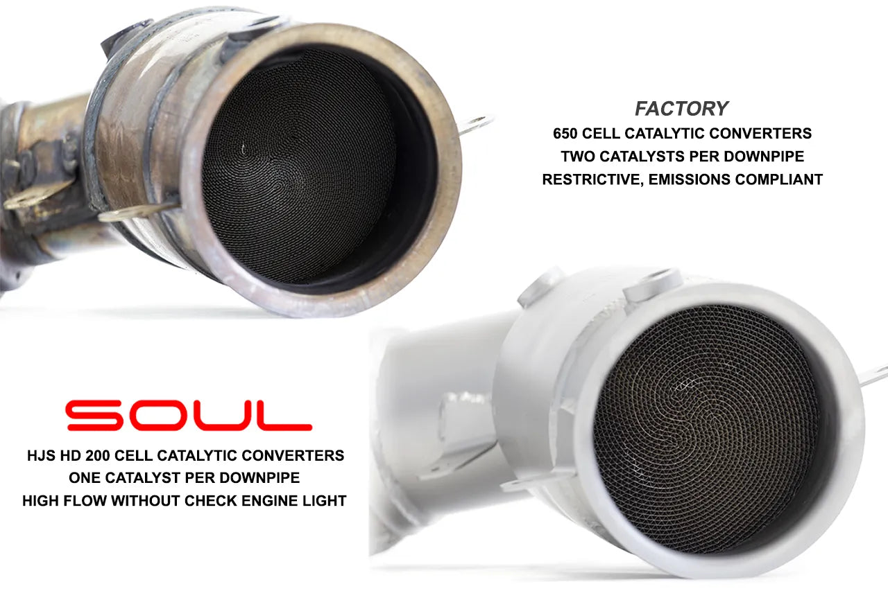 McLaren 600LT 3.5" Sport Downpipes