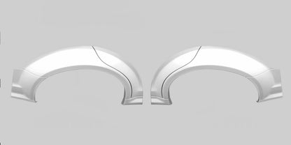 Moshammer Rear Wide Arches for C63 AMG W204