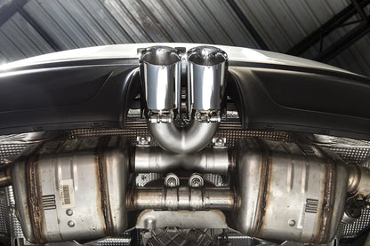 718 Cayman / Boxster Bolt-On X-Pipe With Tips