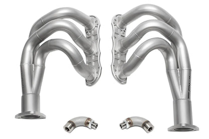 997.2 Carrera Long Tube Street Headers (w/ HJS HD 200 Cell Cats)