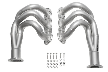 997.2 Carrera Long Tube Street Headers (w/ HJS HD 200 Cell Cats)