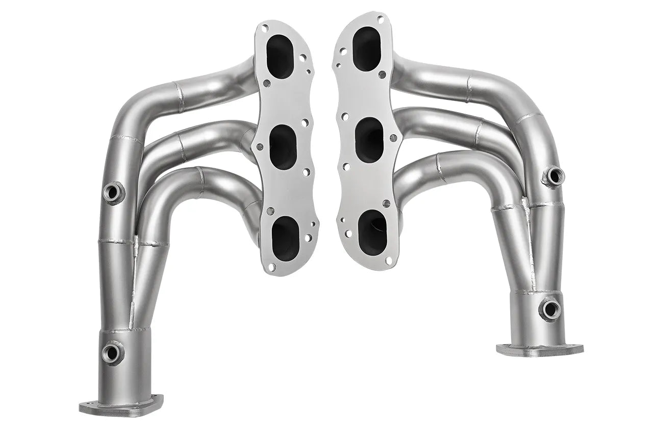 997.2 Carrera Long Tube Street Headers (w/ HJS HD 200 Cell Cats)