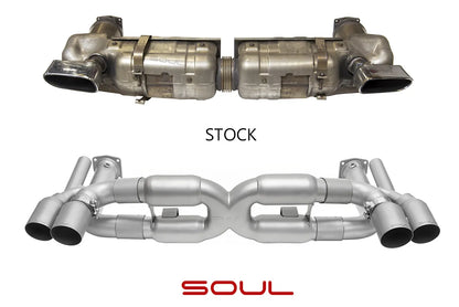 997.1 Turbo Competition X-Pipe Exhaust System (includes Cat Bypass Pipes)