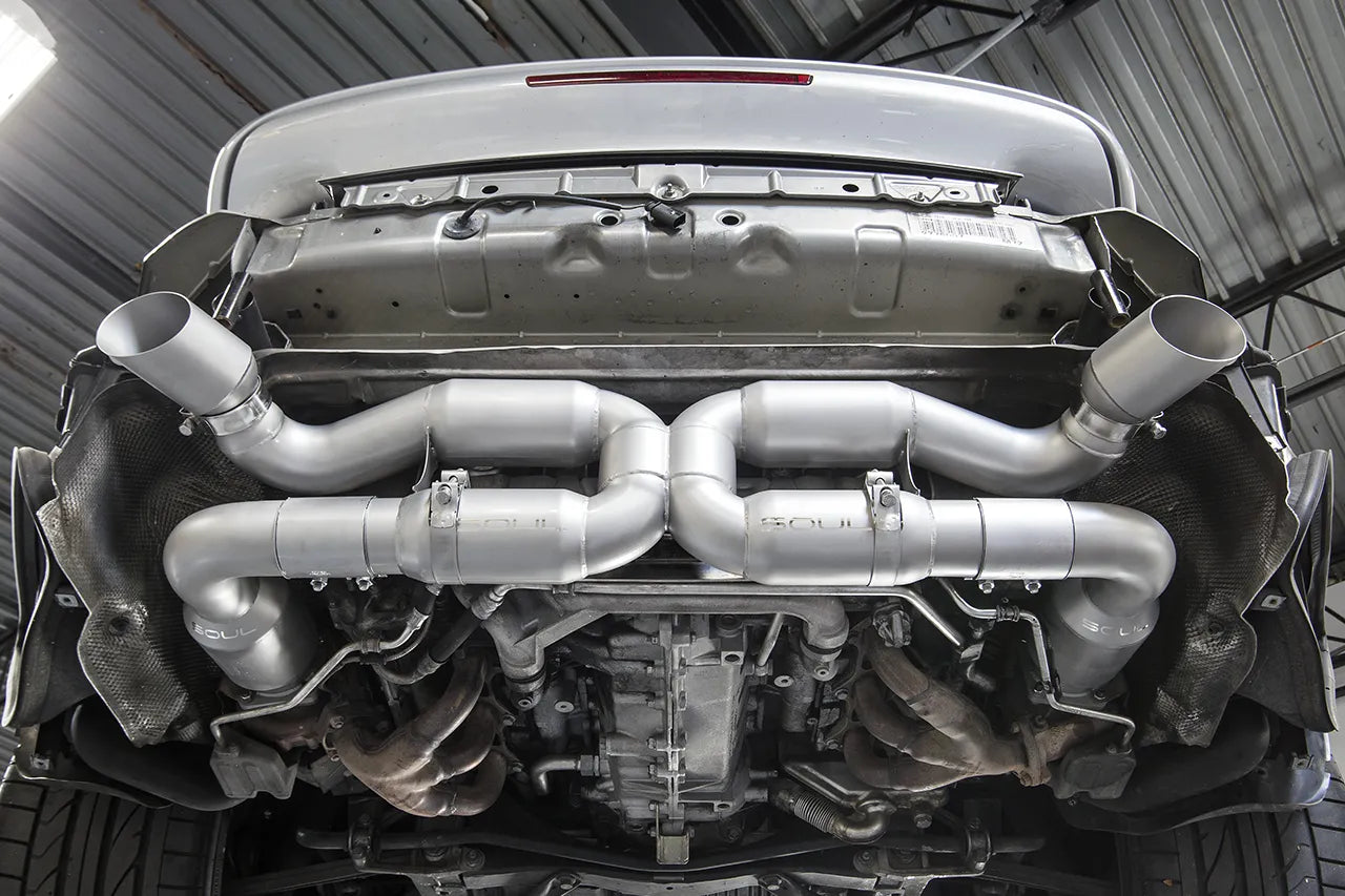 997.1 Turbo Sport X-Pipe Exhaust System (includes Sport Catalytic Converters)