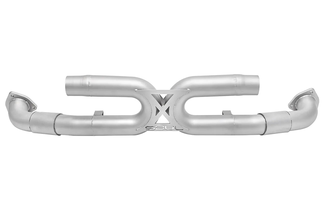 997.2 Carrera Center Muffler Bypass Exhaust