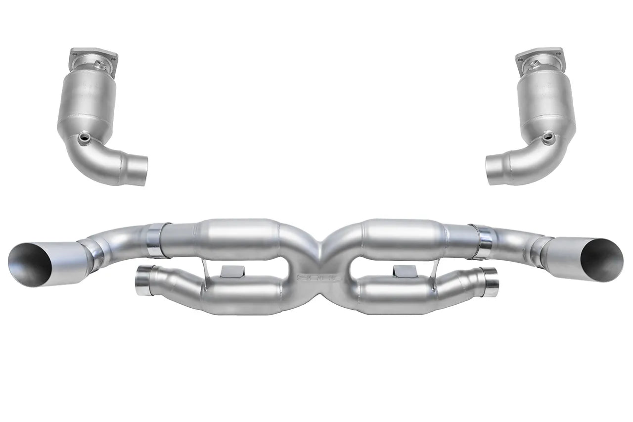 997.2 Turbo Sport X-Pipe Exhaust System (includes Sport Catalytic Converters)
