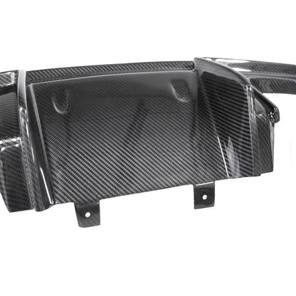 GT4 Style Rear Diffuser With Custom Rear Exhaust Pipe 718 Boxster Cayman