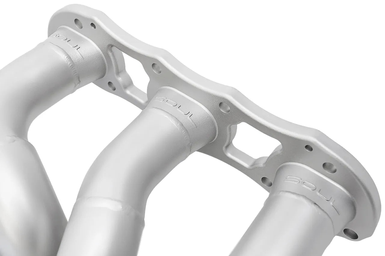 991.1 Carrera Long Tube Street Headers (w/ HJS HD 200 Cell Cats)