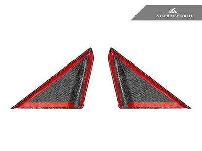 Dry Carbon Side Mirror Wind Deflector Set - Porsche 992