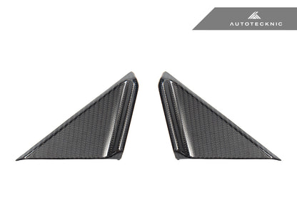 Dry Carbon Side Mirror Wind Deflector Set - Porsche 992