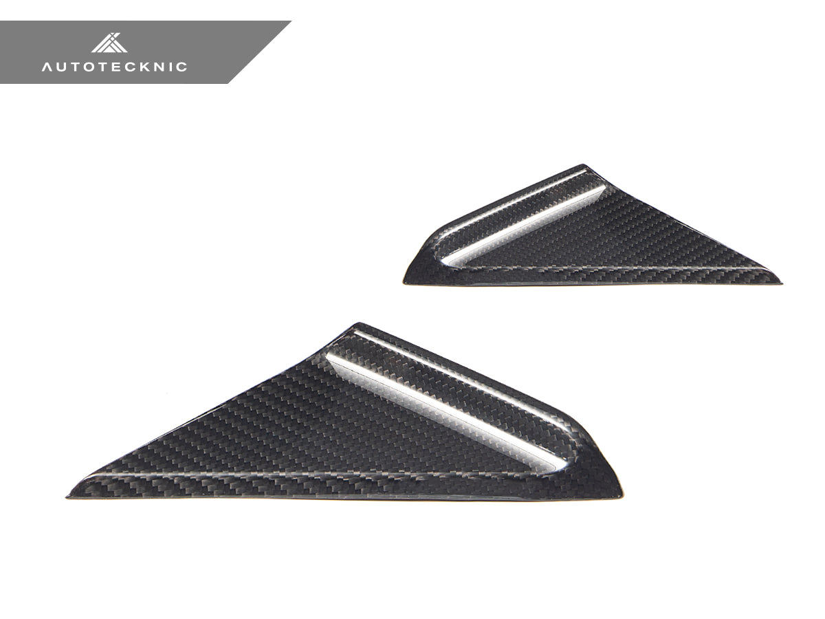 Dry Carbon Side Mirror Wind Deflector Set - Porsche 992