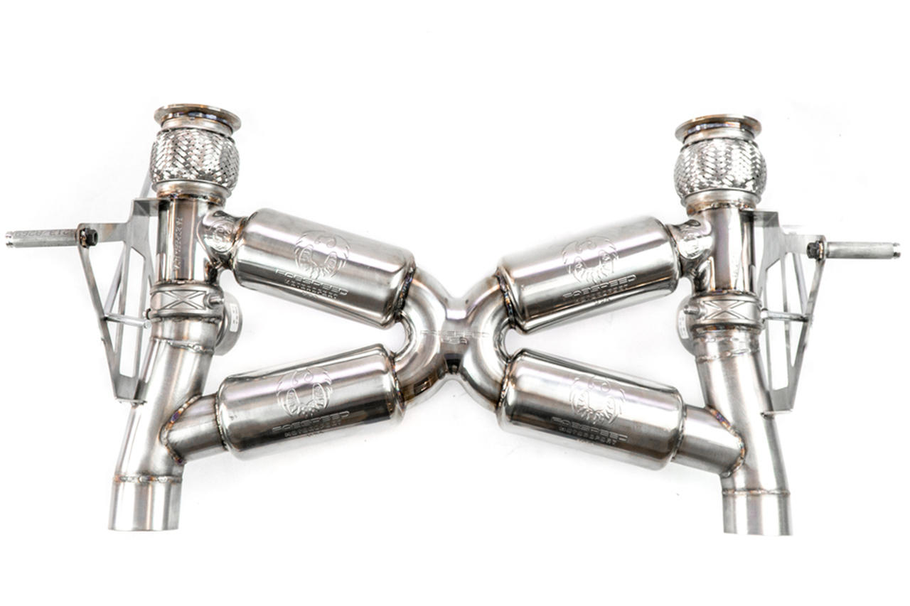 Fabspeed Motorsport  Fabspeed Lamborghini Huracan Performante Valvetronic Dual Tone Supersport X-Pipe Exhaust System