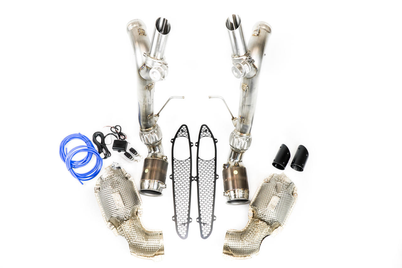 Fabspeed Motorsport  Fabspeed McLaren 570S / 540C "600LT Style" Valvetronic Sport Catalytic Converter Exhaust System