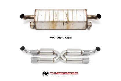 991.2 Carrera Center Muffler Bypass X-Pipe (for Base) (2017-2019)