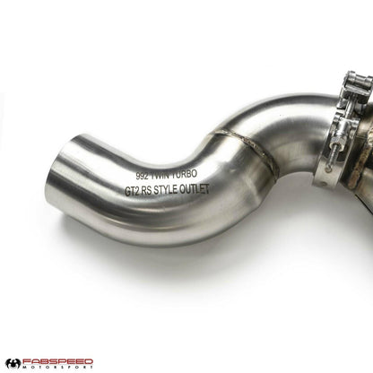 2025+  992.2 Carrera (NON GTS) Sport Catalytic Converters with GT2RS Style Outlets (2025+)