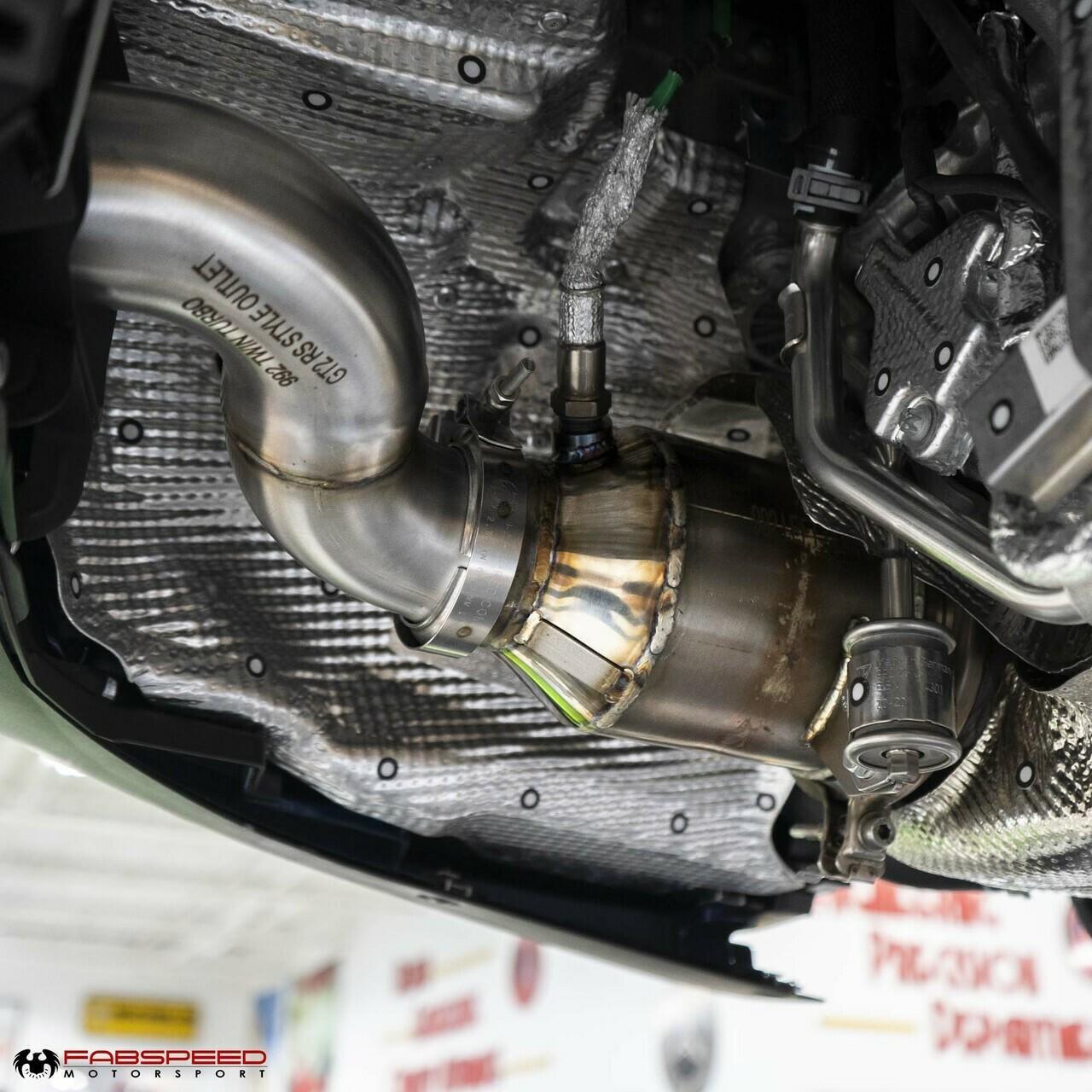 2025+  992.2 Carrera (NON GTS) Sport Catalytic Converters with GT2RS Style Outlets (2025+)