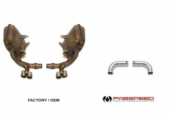 997 Carrera Muffler Bypass Pipes (2005-2008)