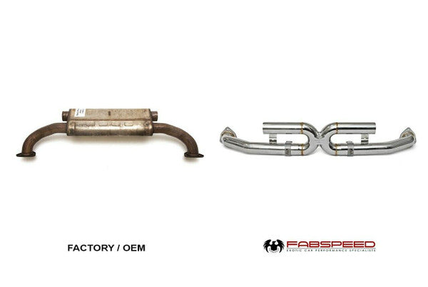 997.2 Carrera Center Muffler Bypass X-Pipe (2009-2012)