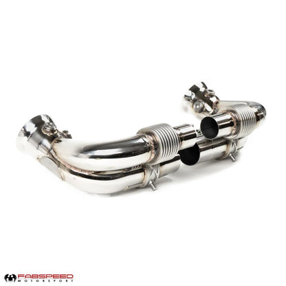 997.2 GT3 / GT3 RS Side Muffler Bypass Pipes (2010-2011)
