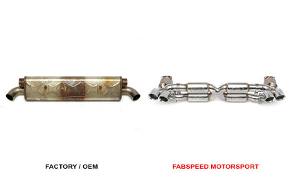 997.2 Turbo / Turbo S Supersport X-Pipe Exhaust System (2010-2012)